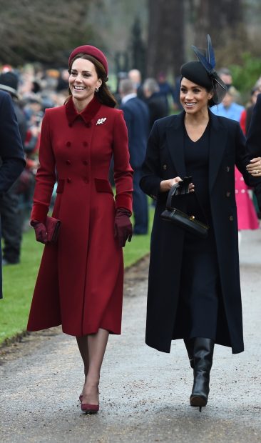 Meghan Markle y Kate Middleton andando / Gtres