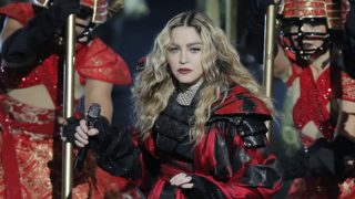 Madonna en una actuación / Gtres