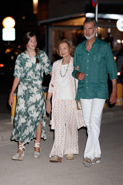 Familia Real de cena en Mallorca / Gtres