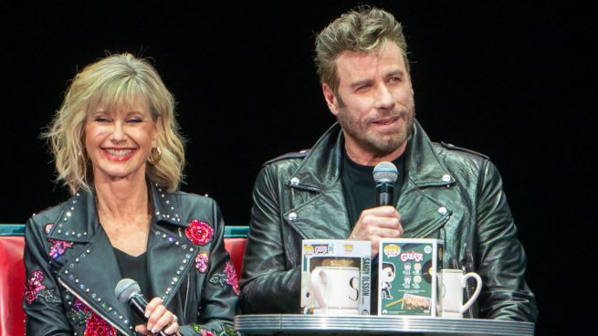 Olivia Newton-John y John Travolta, promocionando el retorno de 'Grease' / Gtres