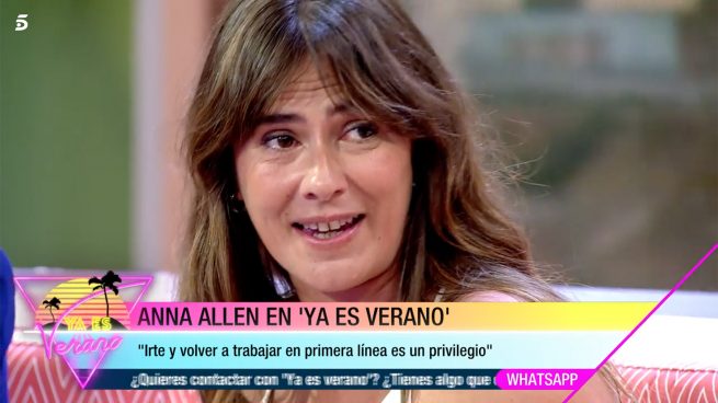 Anna Allen en 'Ya es verano' / Telecinco