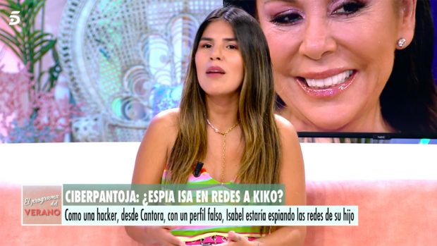 Isa Pantoja en 'El programa del verano' / Telecinco