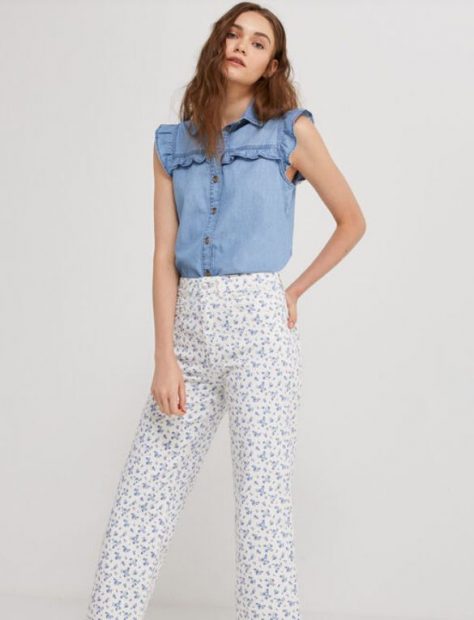 Polo Ralph Lauren Jeanshemd Mit Logo-Stickerei | Blau | DE
