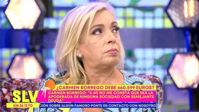 Carmen Borrego en 'Sálvame' / Telecinco