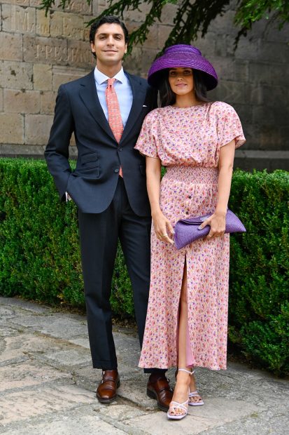 Tomás Páramo y María García de Jaime en una boda / Gtres