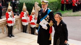 El Rey Felipe VI y la Reina Sofía en Windsor. / Gtres