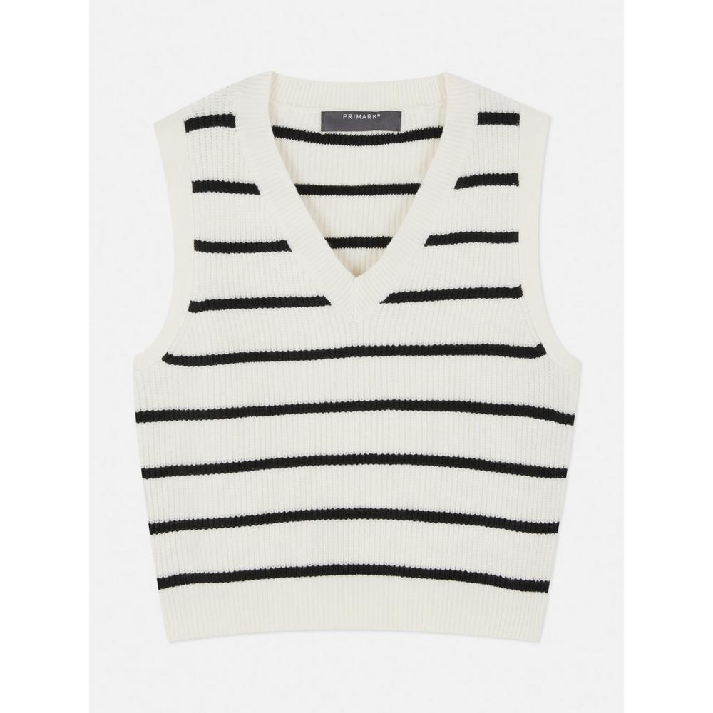 Primark knitted tank top with jeans