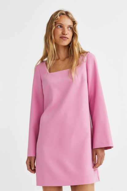 Vestido rosa H&M
