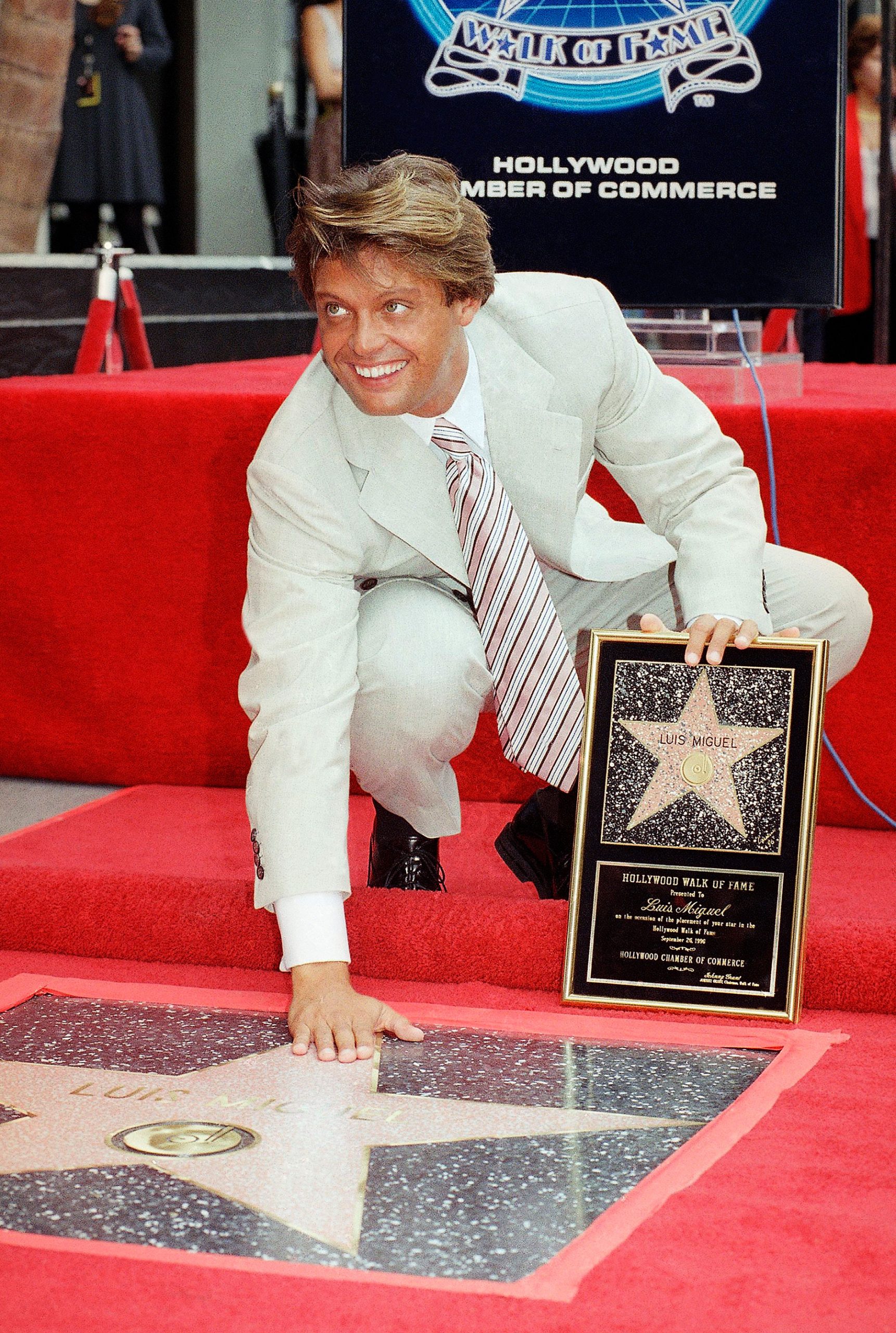 Luis Miguel, en el Hall of Fame de Hollywood / Gtres