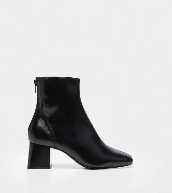 Mango's black ankle boots are all-you-can-eat this fall