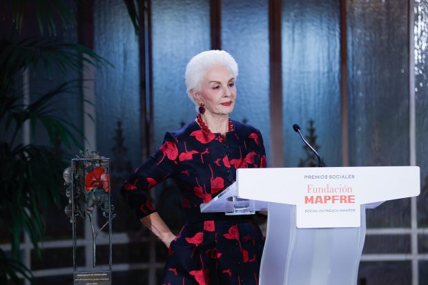 Carolina Herrera en la entrega de Premios de la Fundación MAPFRE / Gtres