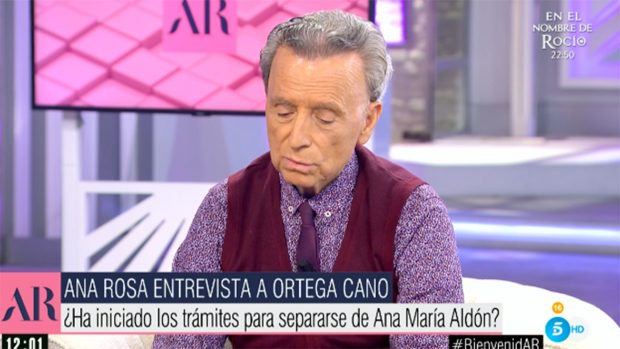José Ortega Cano en 'El programa de Ana Rosa' / Telecinco