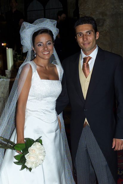 Carmen Alcayde en su boda / Gtres