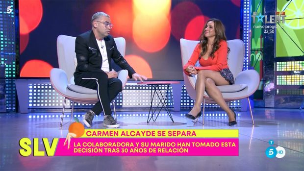 Carmen Alcayde en 'Sálvame' / Telecinco