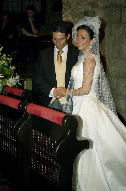 Carmen Alcayde y Eduardo Primo Arnau en su boda / Gtres