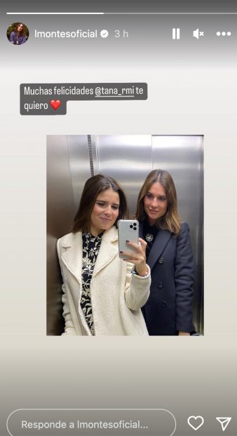 Lourdes Montes felicita a Tana Rivera / Instagram