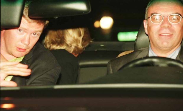 Diana de Gales en un coche en París / Gtres