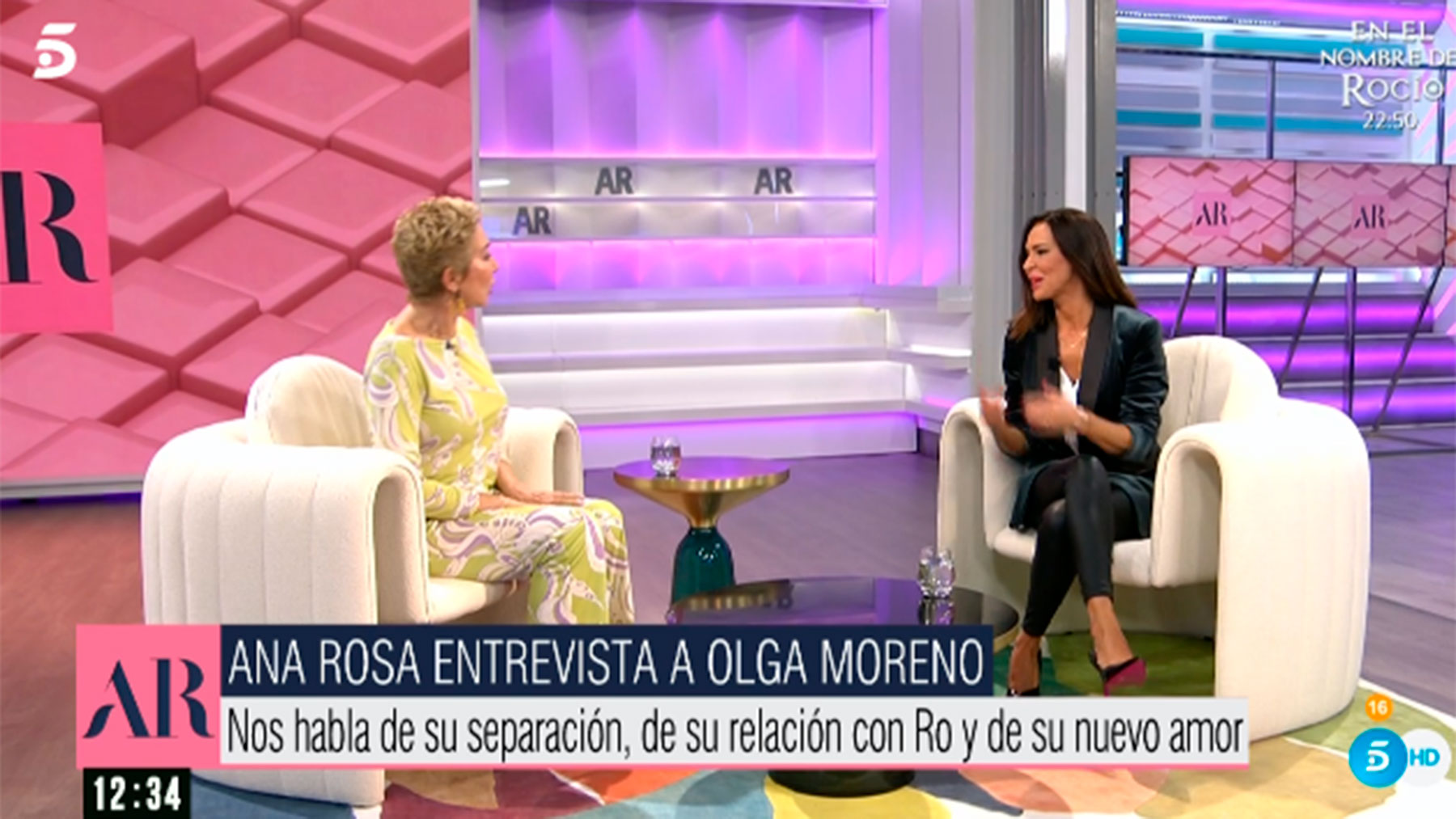 Olga Moreno, con Ana Rosa / Mediaset