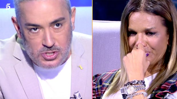 Kiko Hernández y Marta López en 'Sálvame' / Telecinco