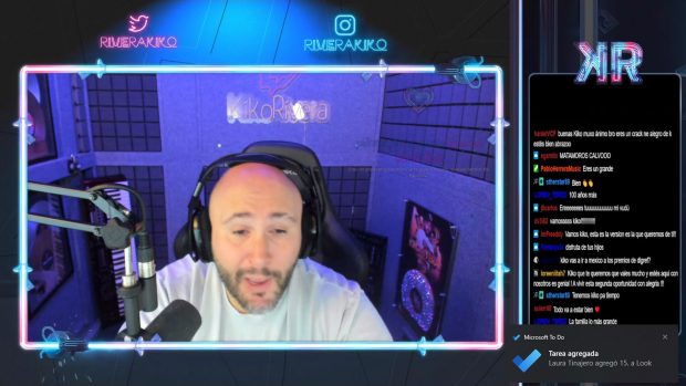 Kiko Rivera tras el ictus / Twitch