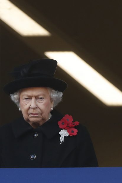 Isabel II en el Día del Recuerdo / Gtres
