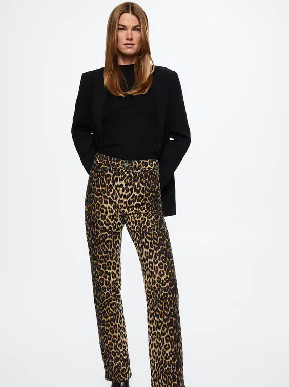 Pantalones print animal hot sale