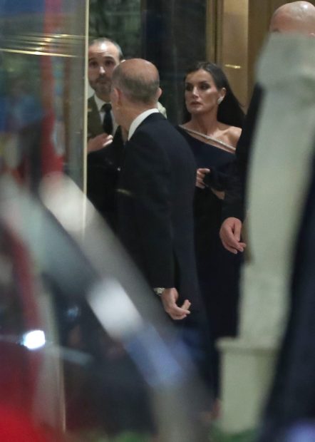 Queen Letizia at the Croatian gala dinner / Gtres