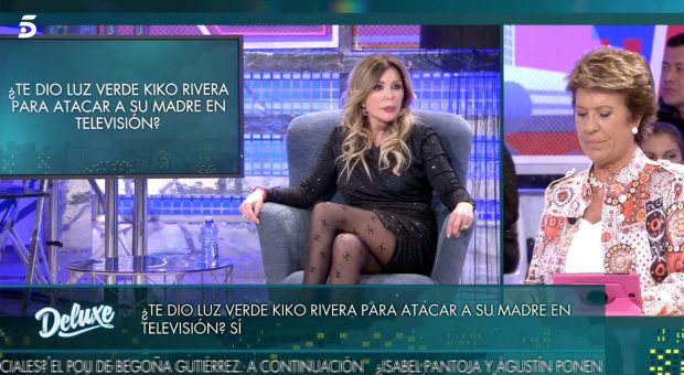 Begoña Gutiérrez en el 'Deluxe' / Telecinco