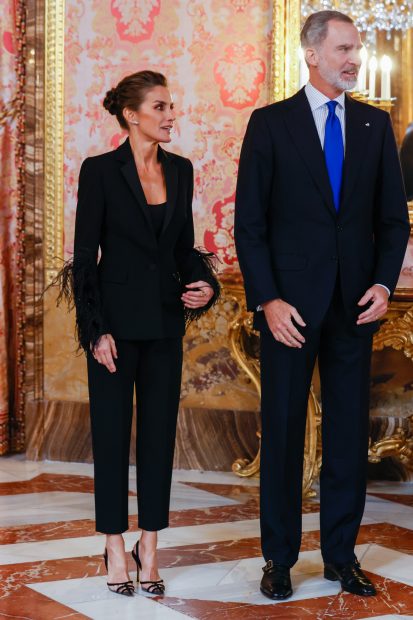 Letizia and Felipe at the Royal Palace / Gtres