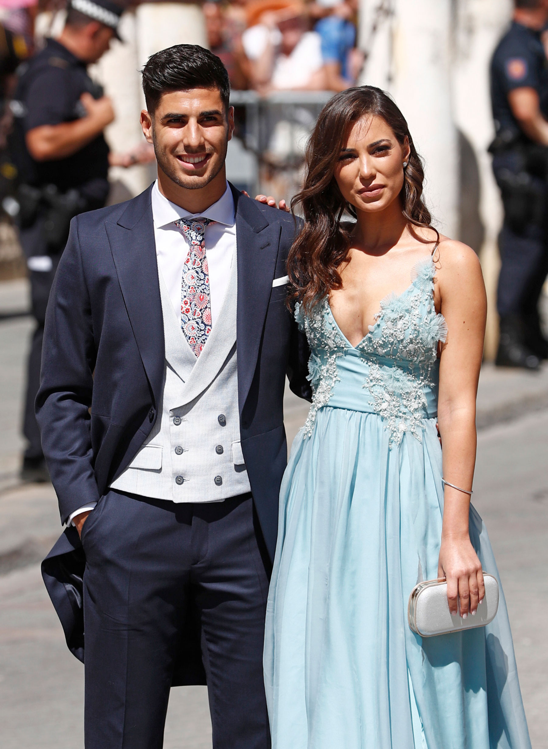 Asensio y Sandra Garal, en su debut oficial como pareja / Gtres