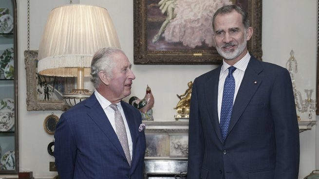 Los Reyes Felipe VI y Carlos III en Londres