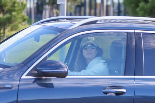 Isabel Jiménez en su coche / Gtres