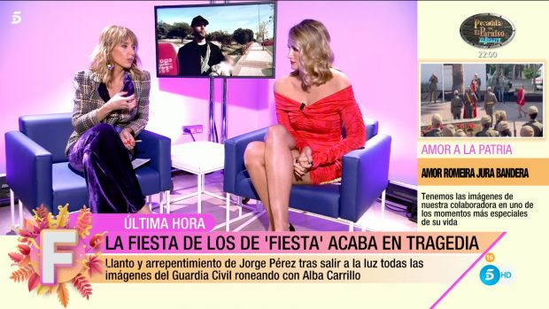 Alba Carrillo y Emma García en 'Fiesta' / Telecinco