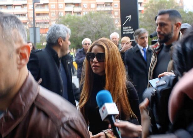 Shakira, leaving the trial / Gtres
