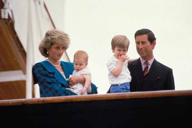 Diana, Carlos y sus dos hijos / Gtres