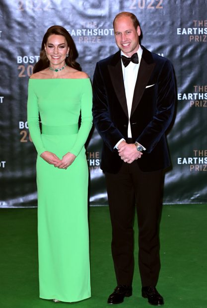 Kate Middleton y el príncipe Guillermo en los Premios Earthsot / Gtres
