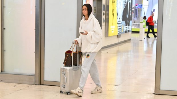 Victoria Federica en el aeropuerto Adolfo Suárez Madrid-Barajas / Gtres