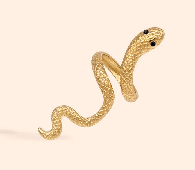 Estas navidades acierta con el regalo: un anillo de serpiente de acero inoxidable por menos de 30€