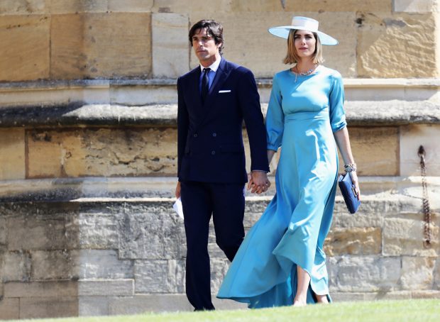 Nacho Figueras y Delfina Blaquier en la boda del príncipe Enrique y Meghan Markle / Gtres