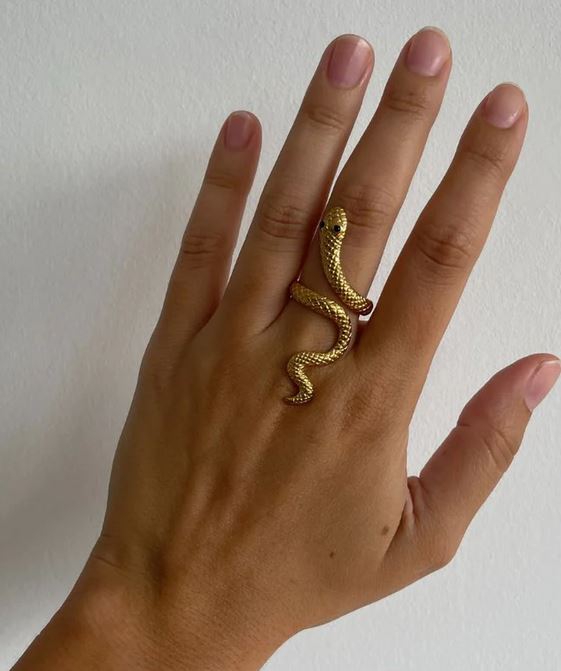 Estas navidades acierta con el regalo: un anillo de serpiente de acero inoxidable por menos de 30€