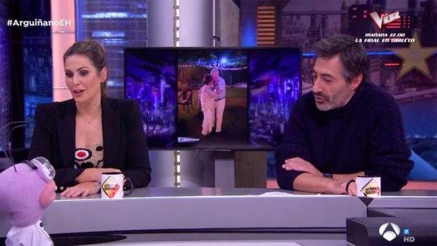 Nuria Roca con Juan del Val en 'El Hormiguero' / Antena 3
