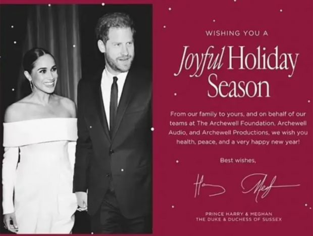 La felicitación navideña del príncipe Enrique y Meghan Markle / Archewell