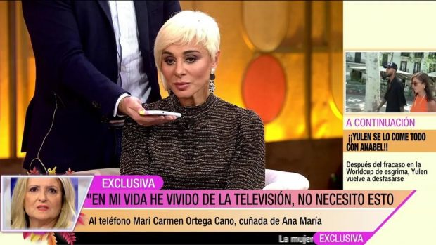 Ana María Aldón en televisión / Telecinco