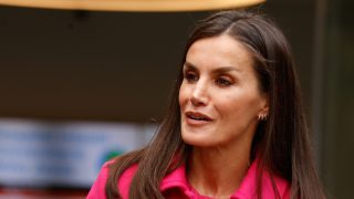 La Reina Letizia en Madrid.