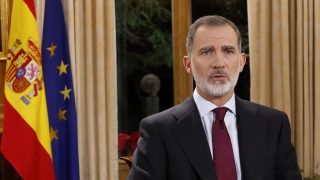 El Rey Felipe durante su mensaje de Navidad. / Casa de S.M. el Rey