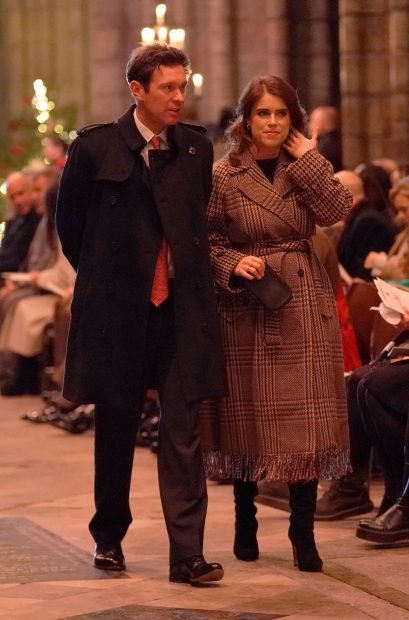 Eugenia de York junto a su marido en Westminster / Gtres