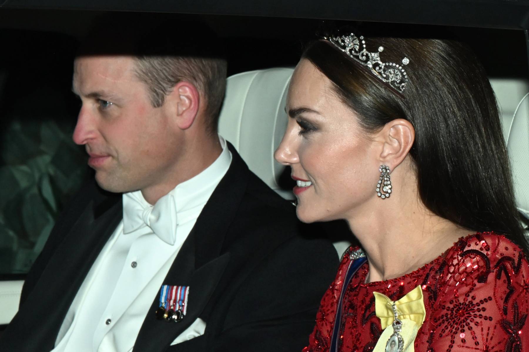 El Príncipe William y Kate Middleton, Princesa de Gales, durante una recepción del Cuerpo Diplomático en Londres / Gtres