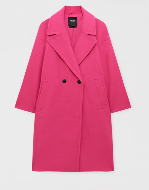 Dale color a tu look con el abrigo de Pull&Bear: bueno, bonito y barato 