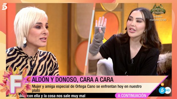 Patricia Donoso y Ana María Aldón en 'Fiesta' / Telecinco