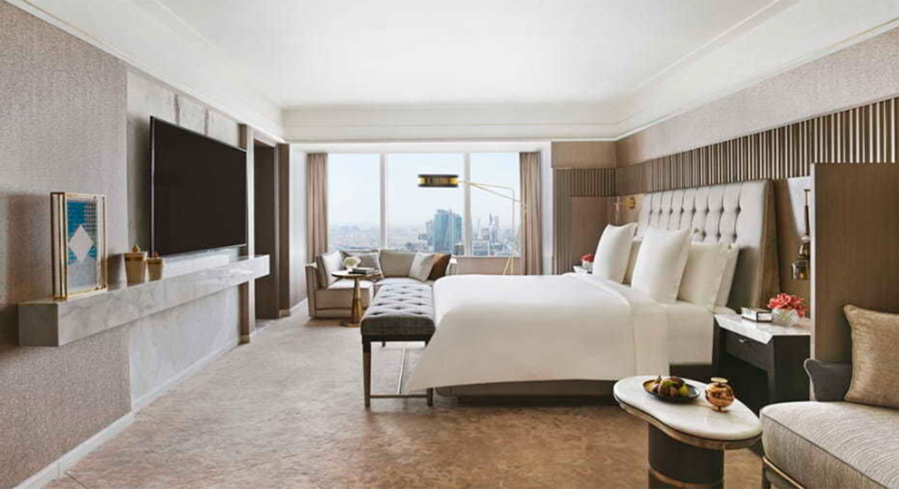 Suite del hotel donde se alojan CR7 y Georgina / Four Seasons